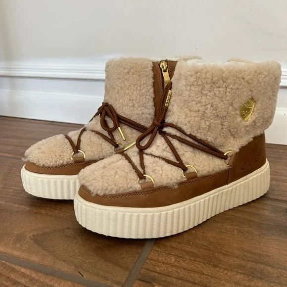 NWOT PAJAR Canada Womens Ceria Shearling Waterproof Winter Boots - Picture 1 of 5
